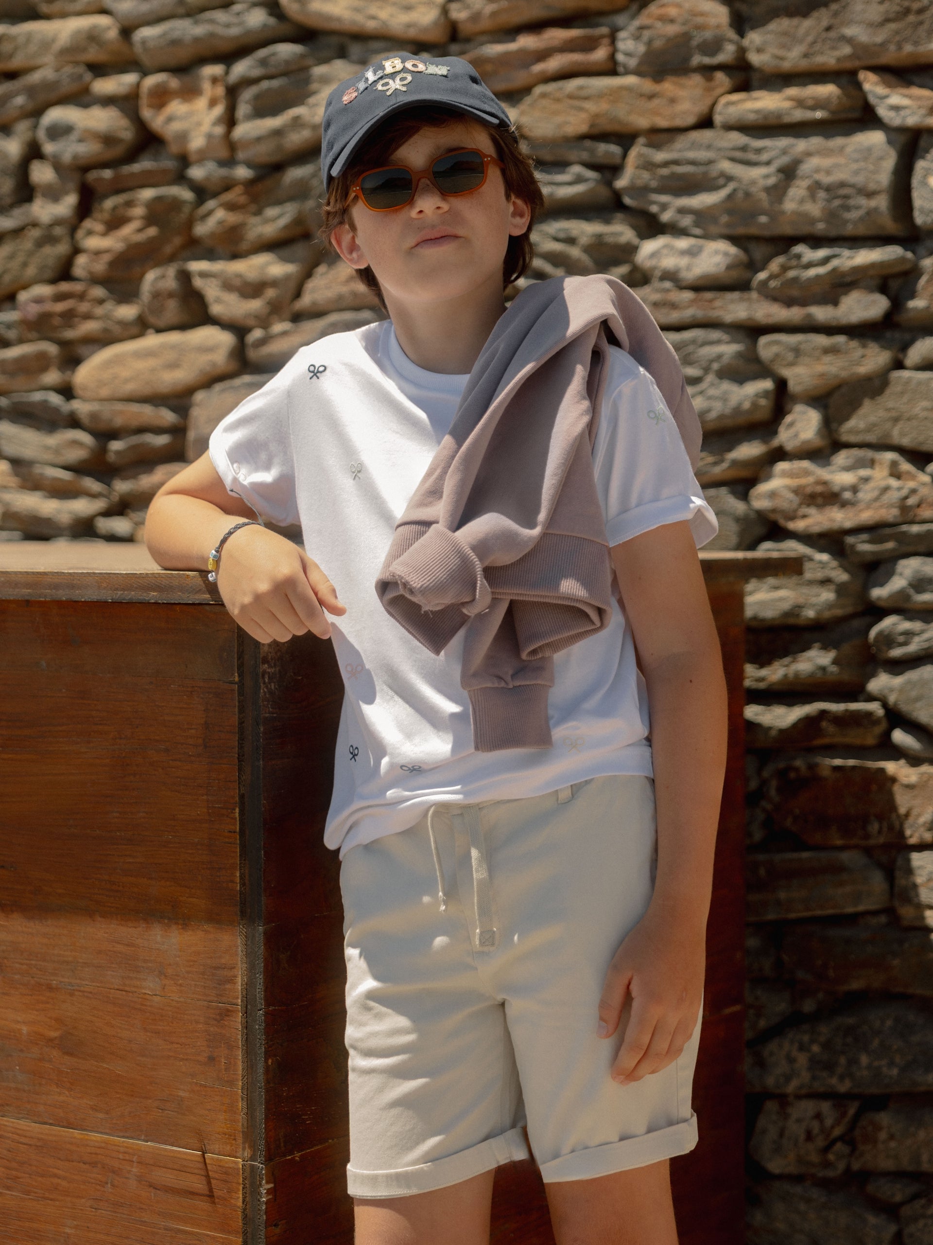 Bermuda kids clasica piedra