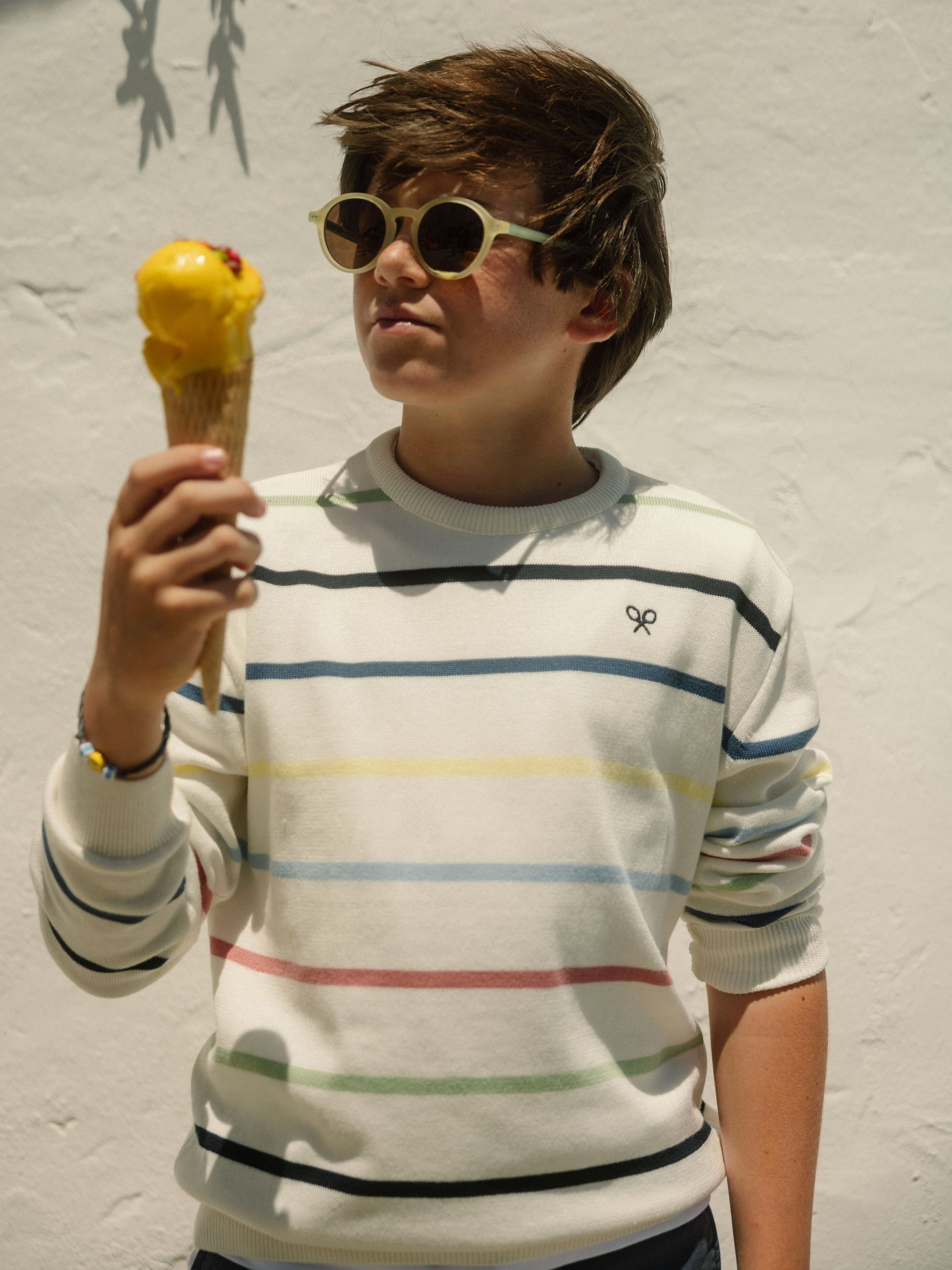 Jersey kids rayas multicolor