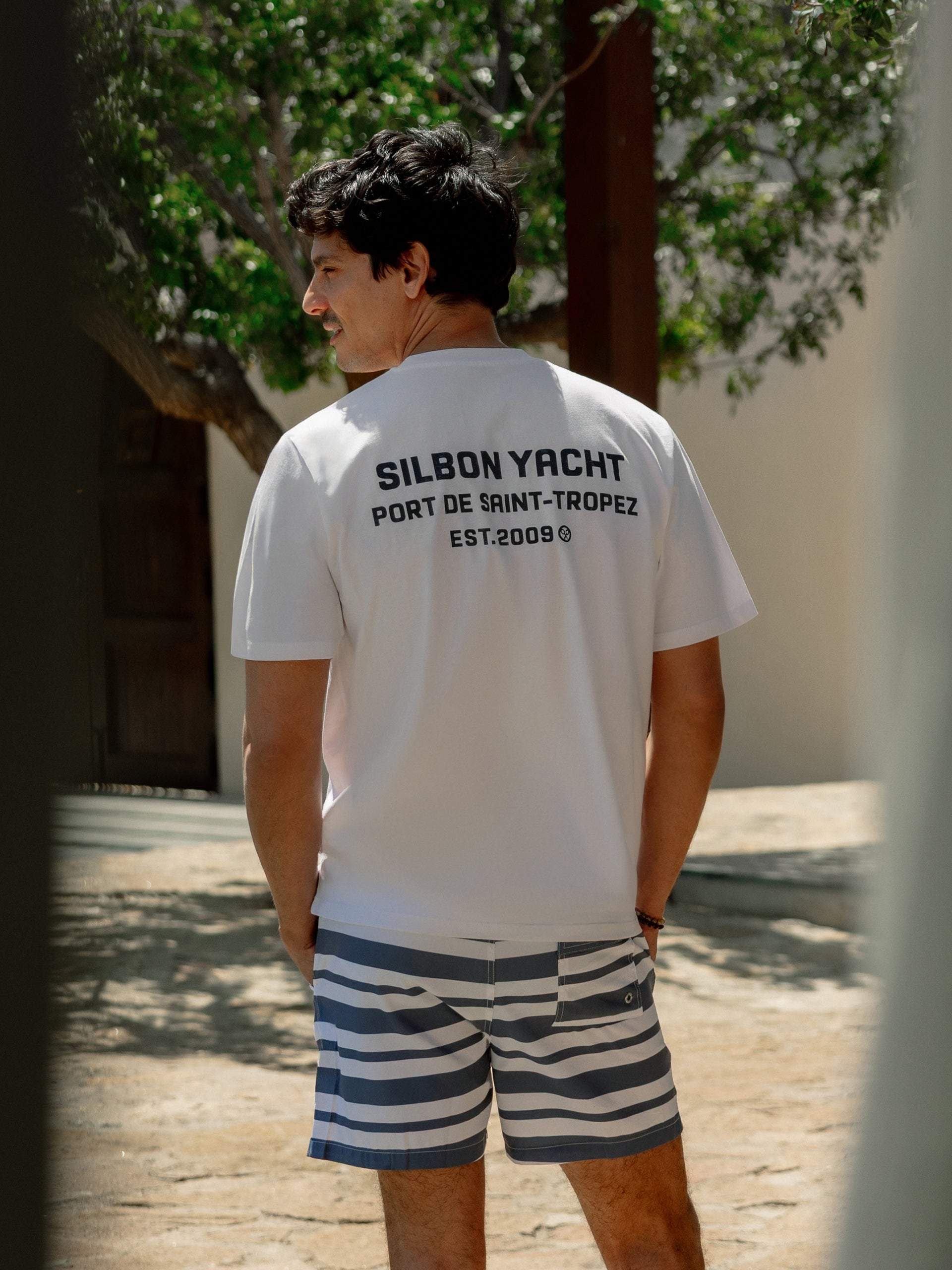 White Silbon Yacht T-shirt