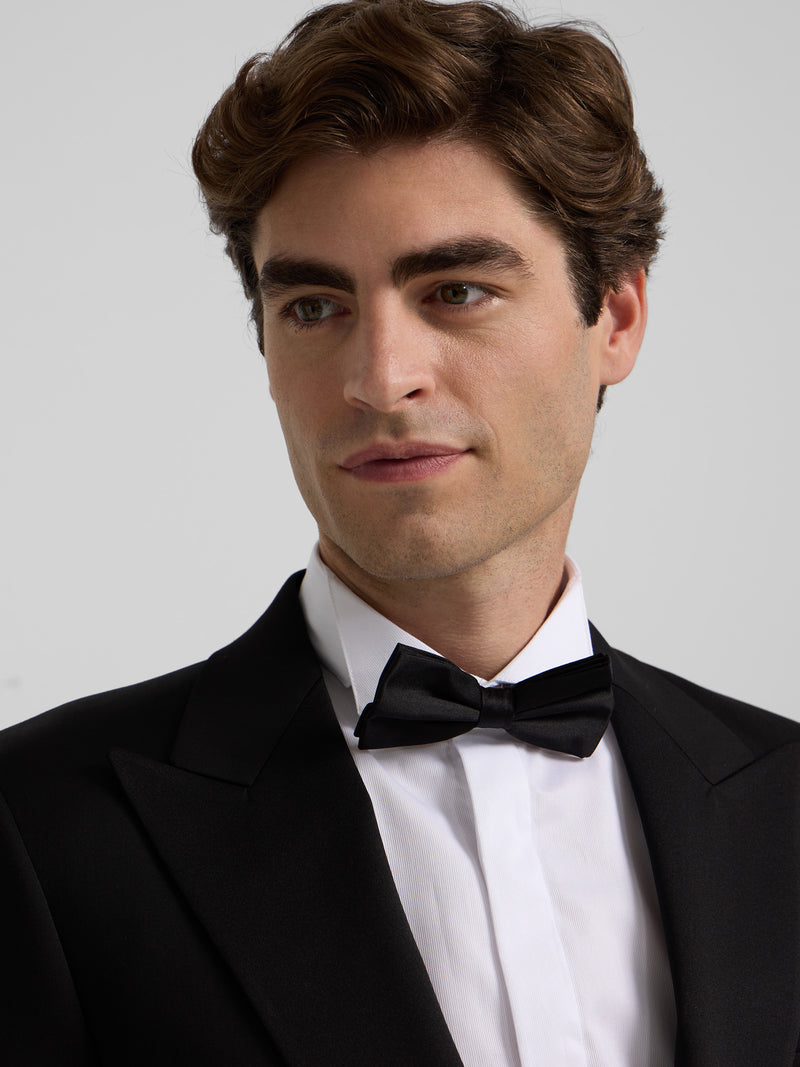 Classic black bow tie