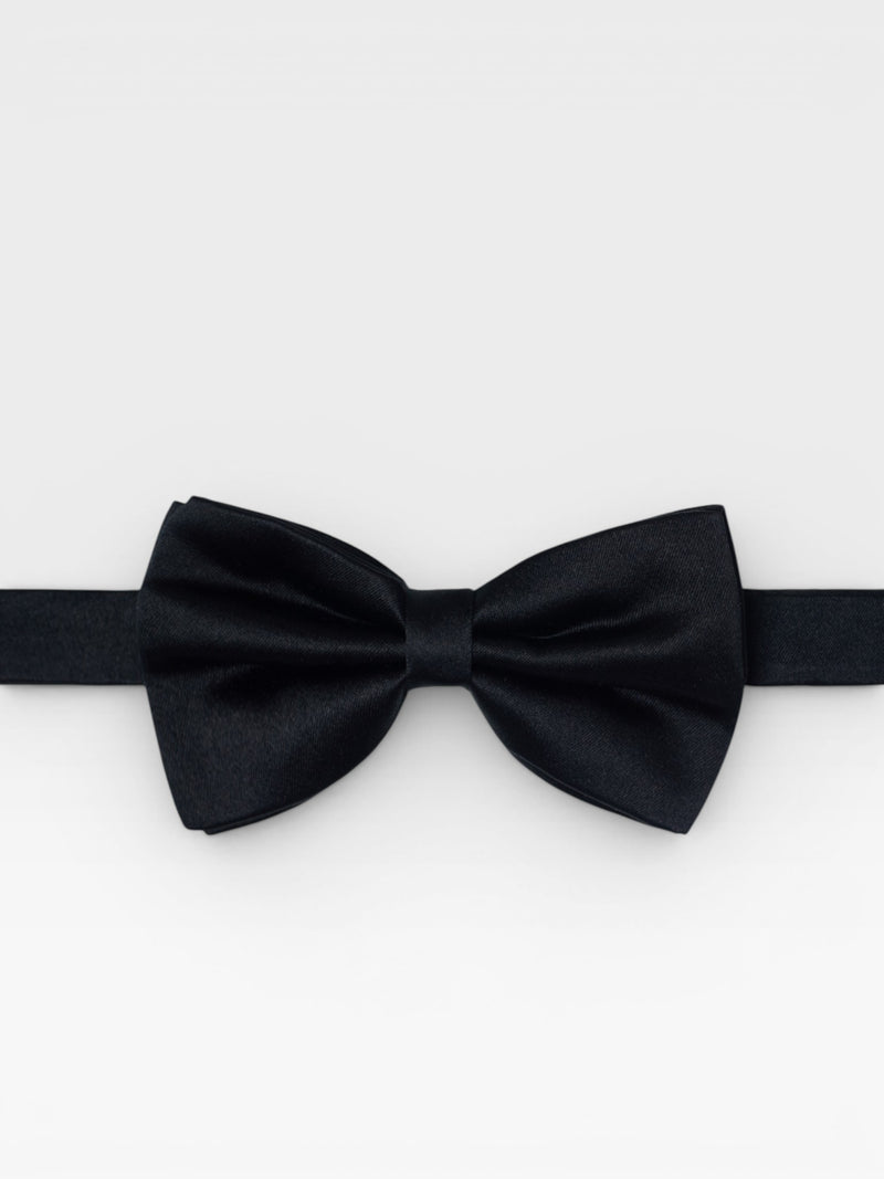 Classic black bow tie