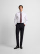 Navy blue chaque stretch trousers