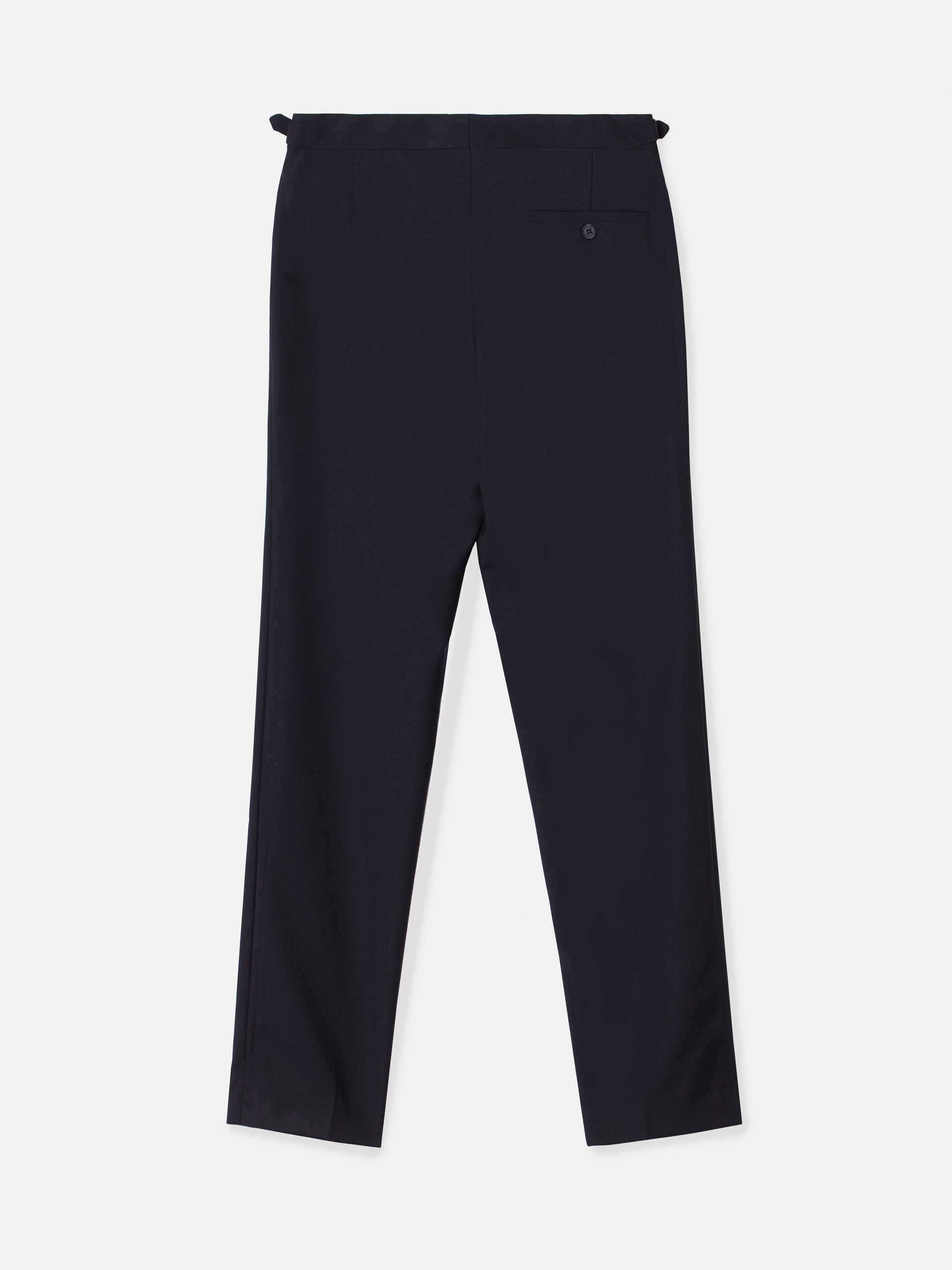 Navy blue chaque stretch trousers