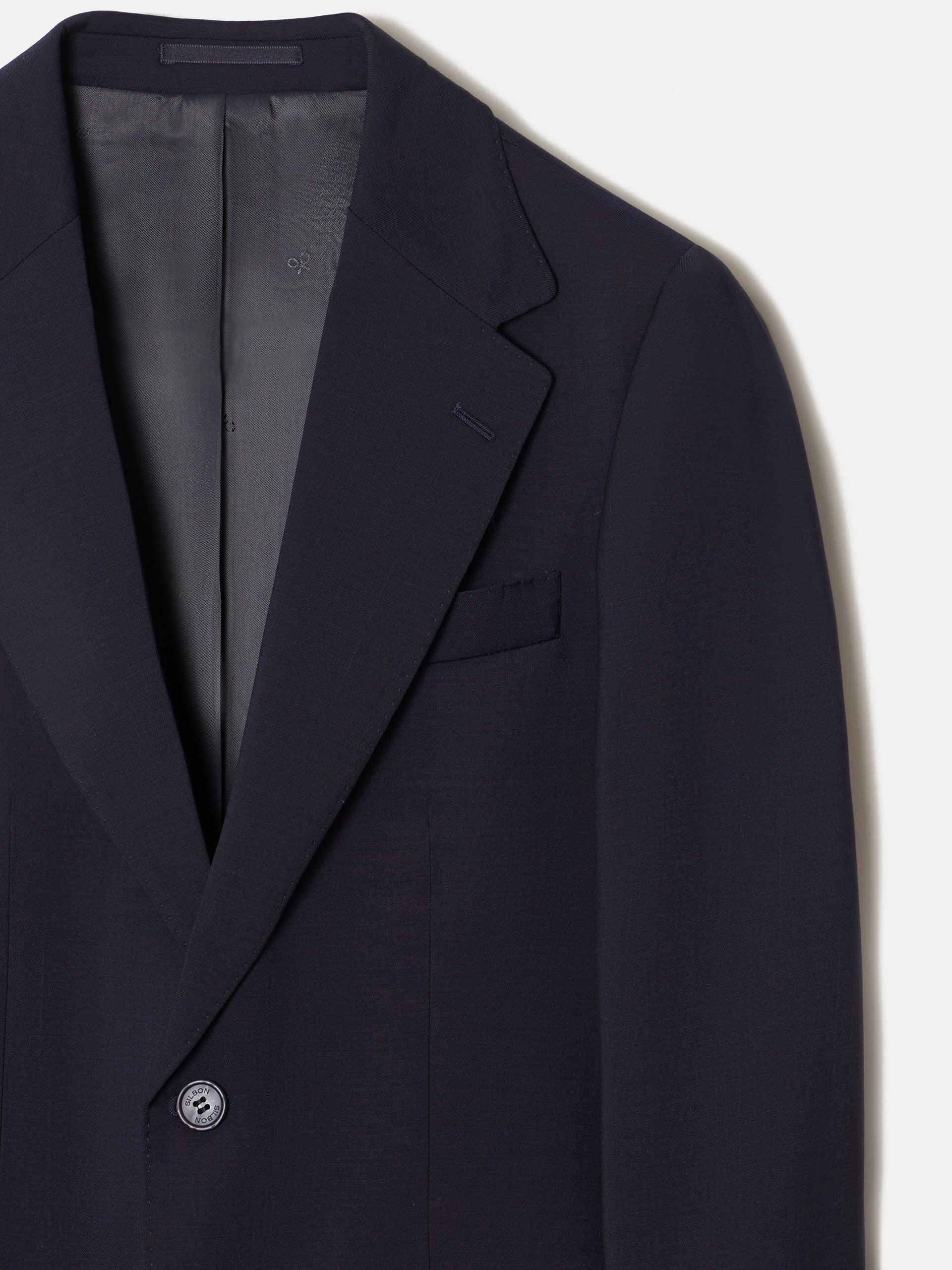 Americana traje natural stretch azul claro