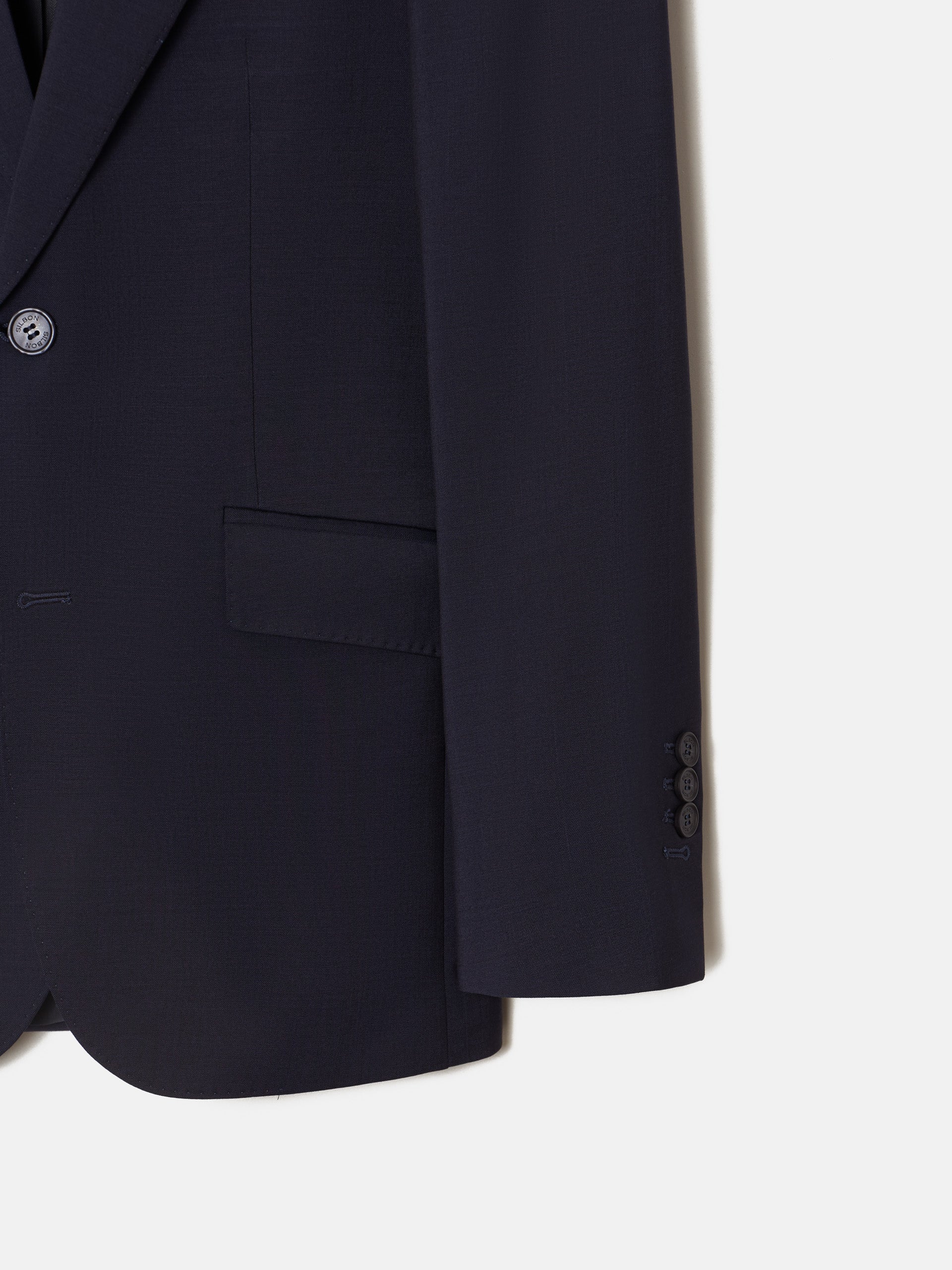 Americana traje natural stretch azul claro