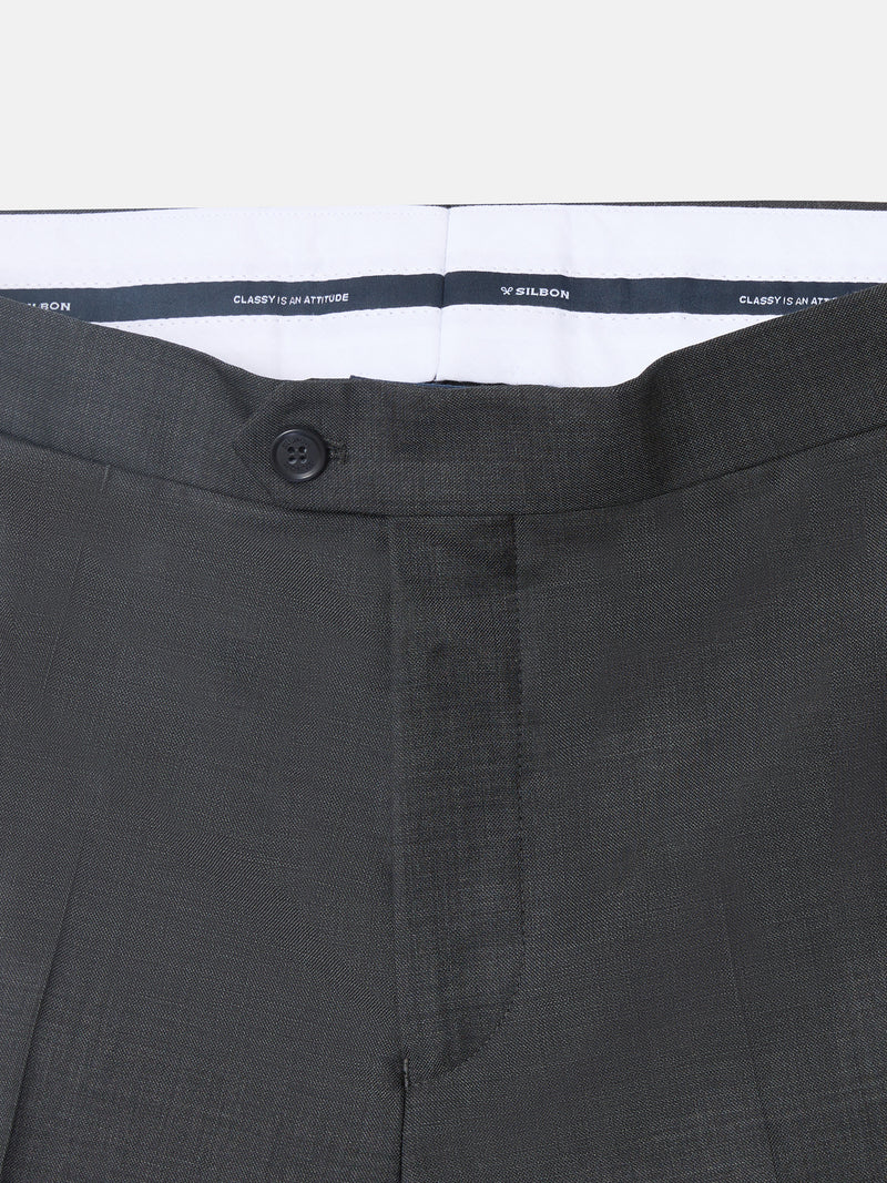 Grey stretch chaque trousers