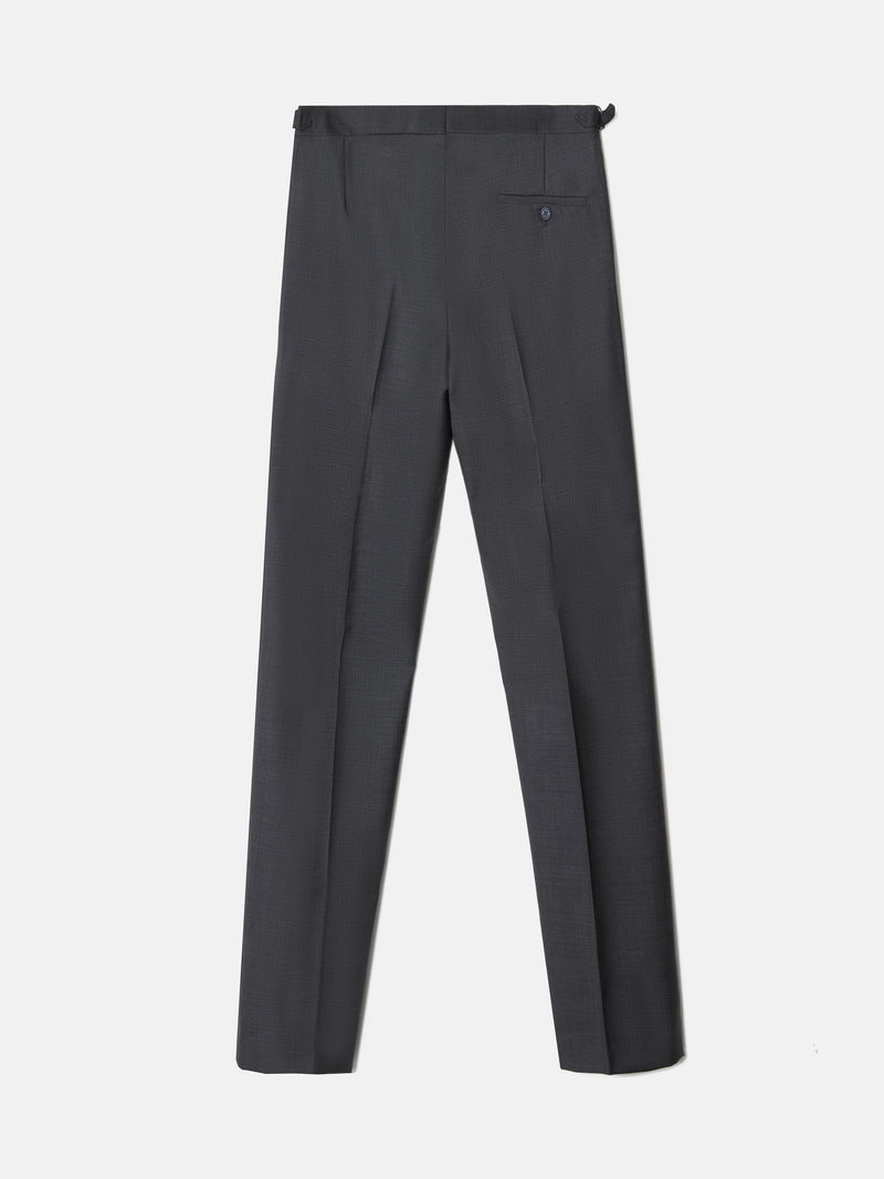 Grey stretch chaque trousers