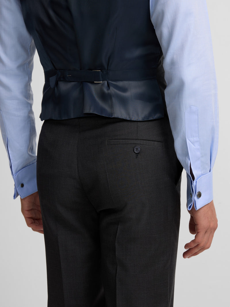 Grey stretch chaque trousers