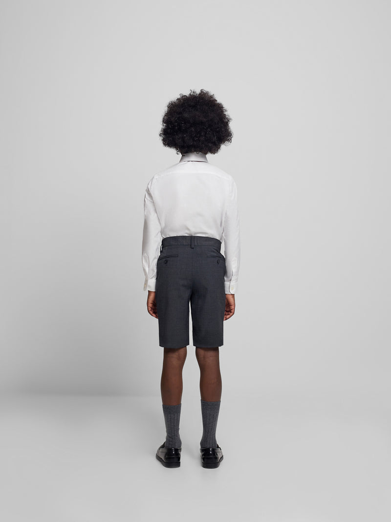 Classic grey kids' Bermuda shorts