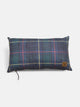 Cojin rectangular cuadro tartan verde