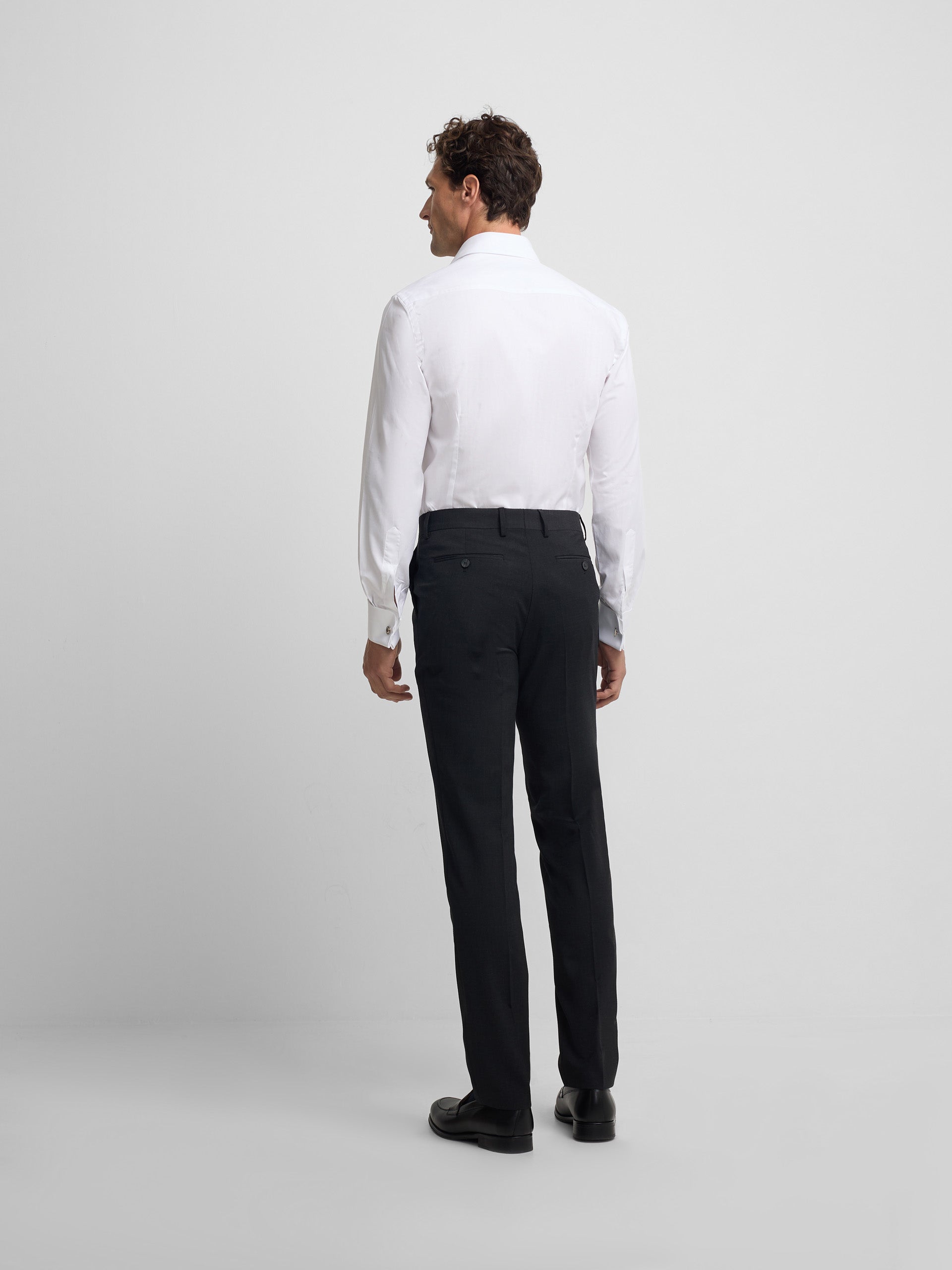 Pantalon vestir classic gris oscuro