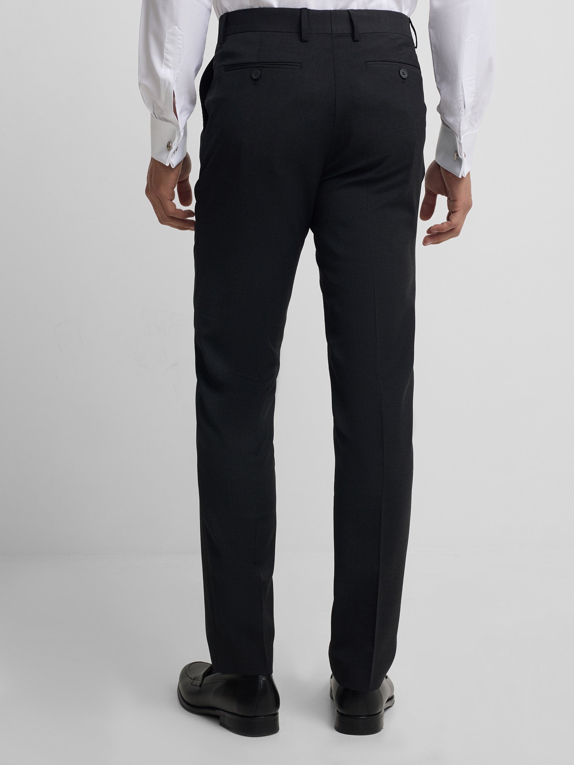 Pantalon vestir classic gris oscuro