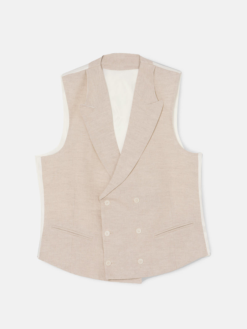 Classic earth-colored dress vest