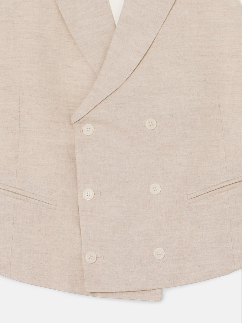 Classic earth-colored dress vest