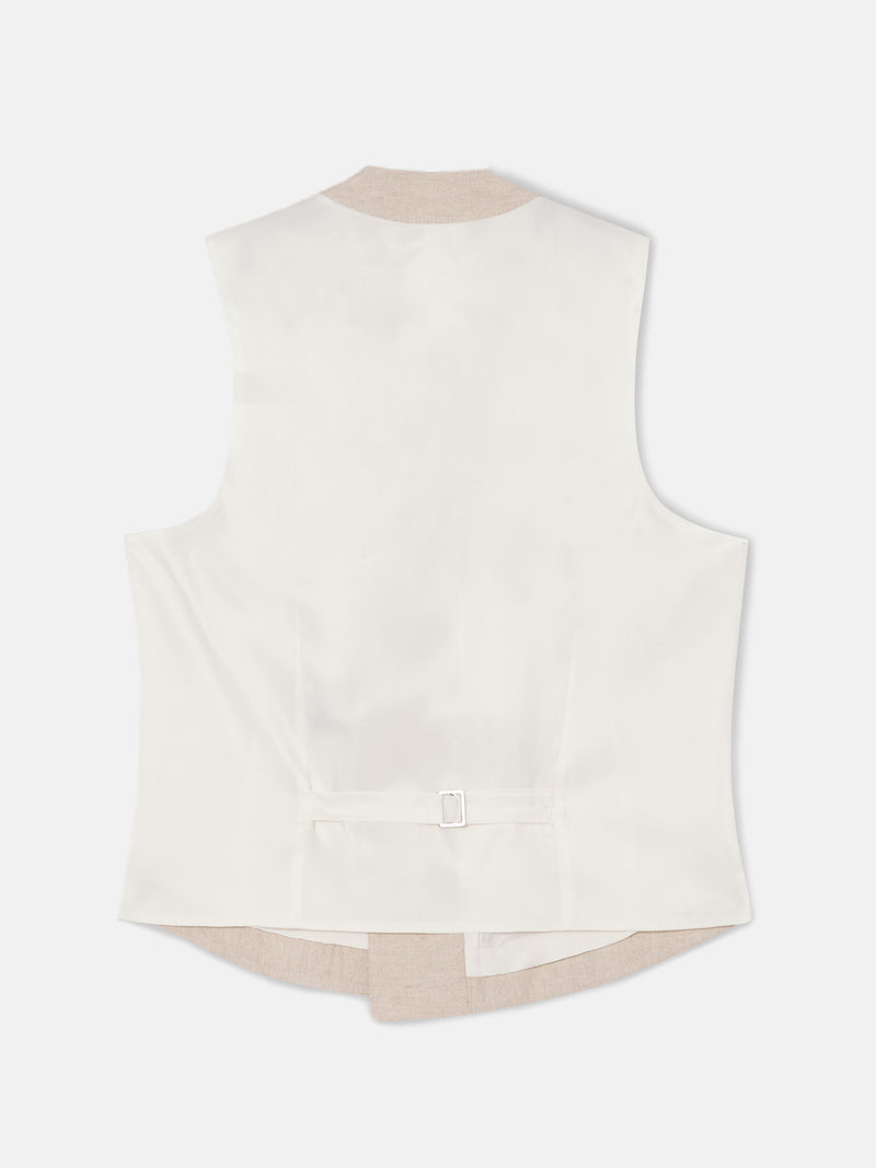 Classic earth-colored dress vest