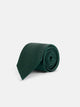 Corbata silbon motivos raquetas verde