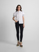 Women's slim fit black trousers
