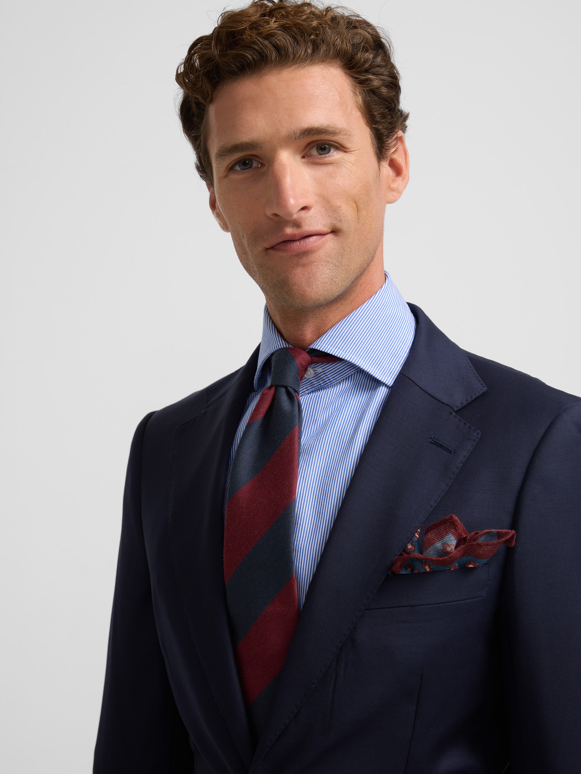 Blazer de fato essential azul médio