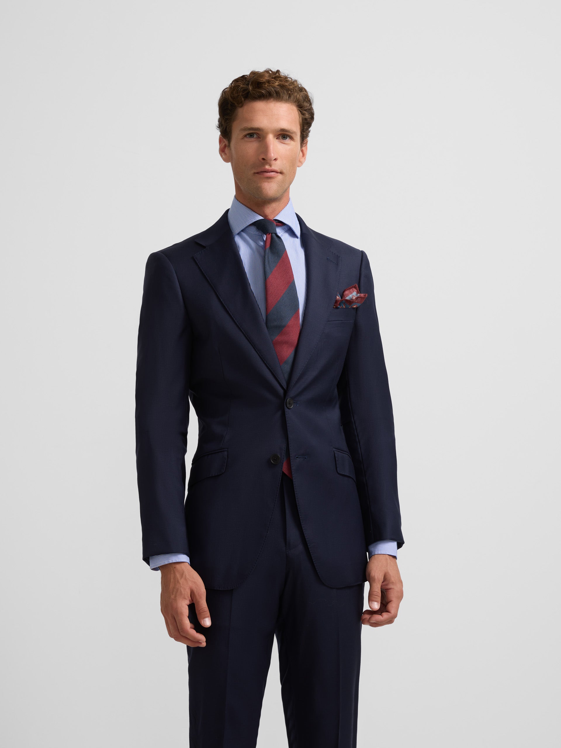 Blazer de fato essential azul médio