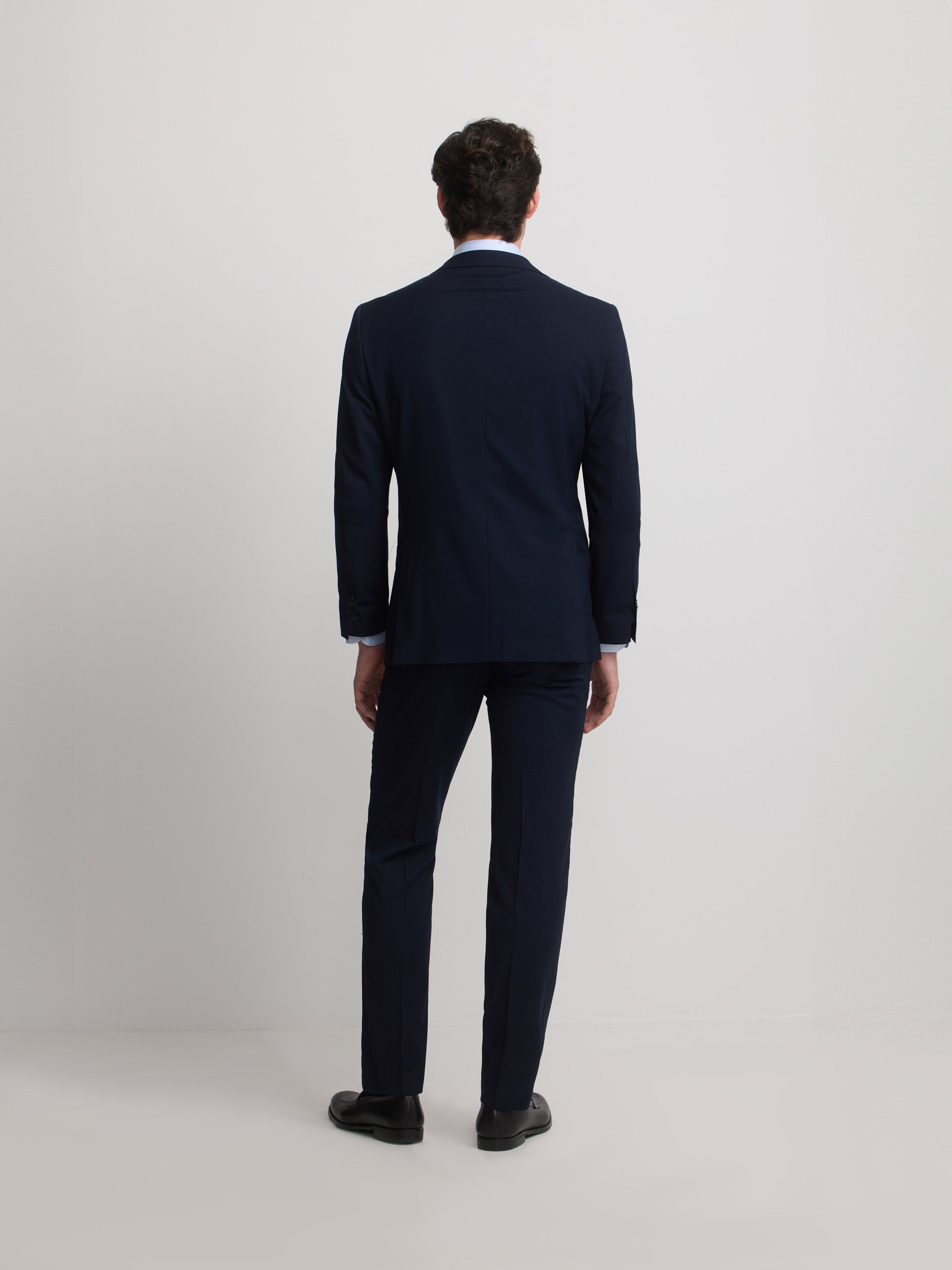 Americana traje natural stretch azul claro