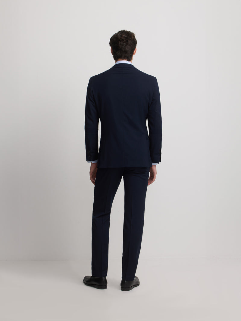 Americana traje natural stretch azul claro