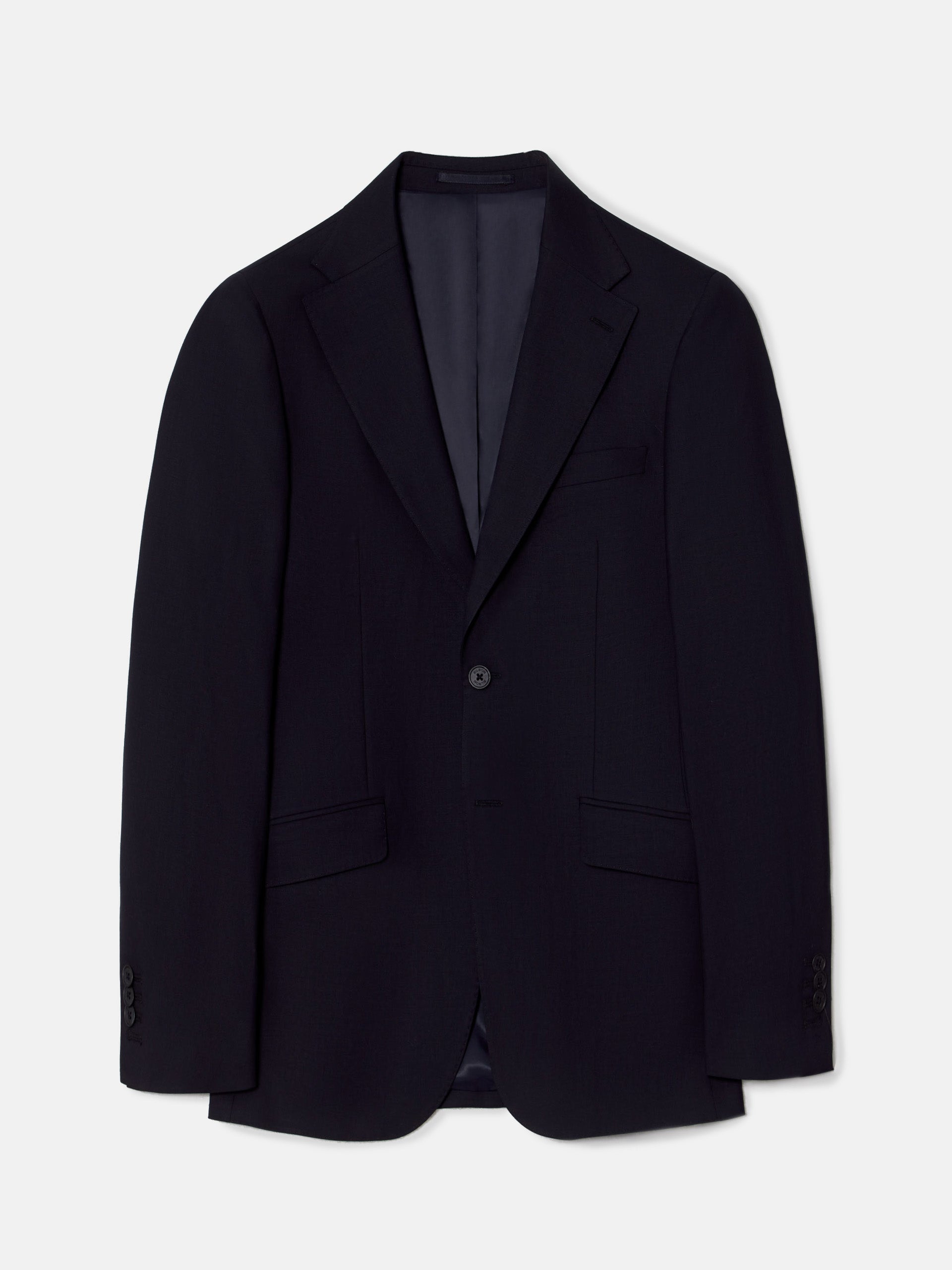 Veste de costume stretch naturel bleu marine foncé