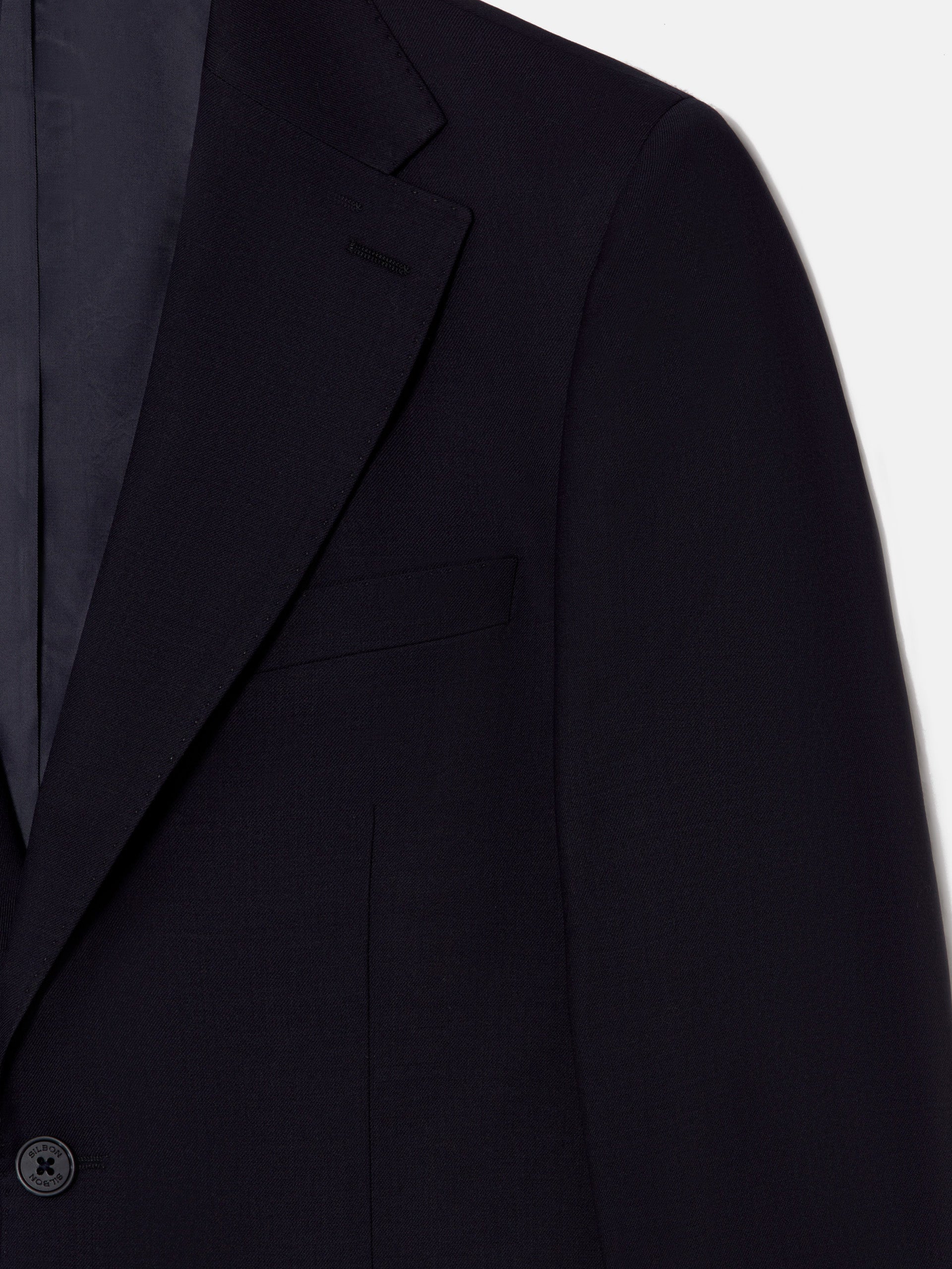 Veste de costume stretch naturel bleu marine foncé