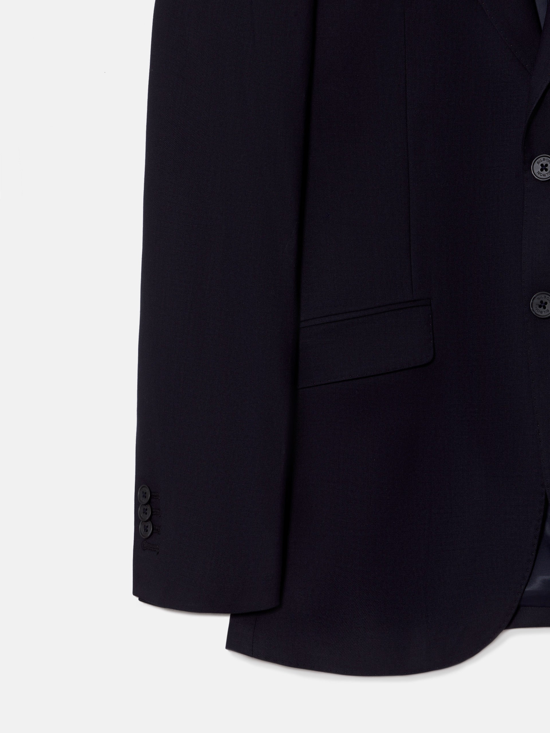 Veste de costume stretch naturel bleu marine foncé