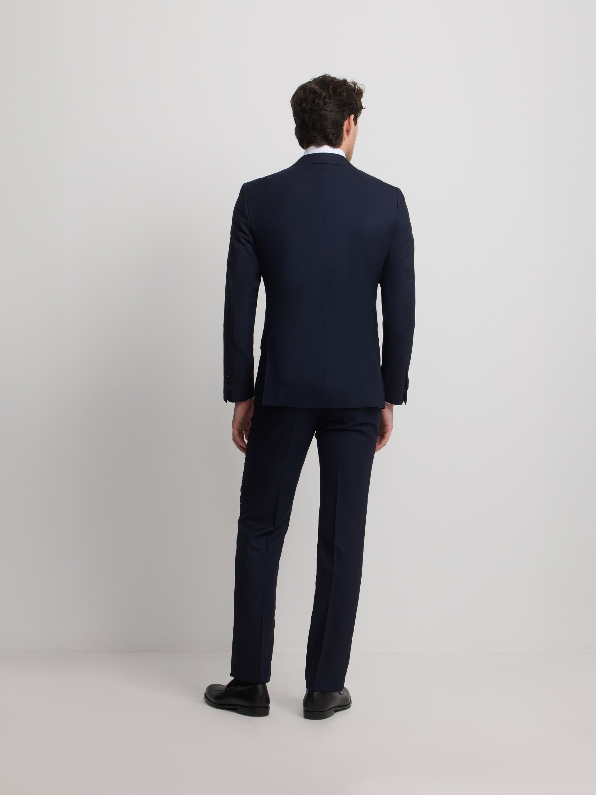 Veste de costume stretch naturel bleu marine foncé