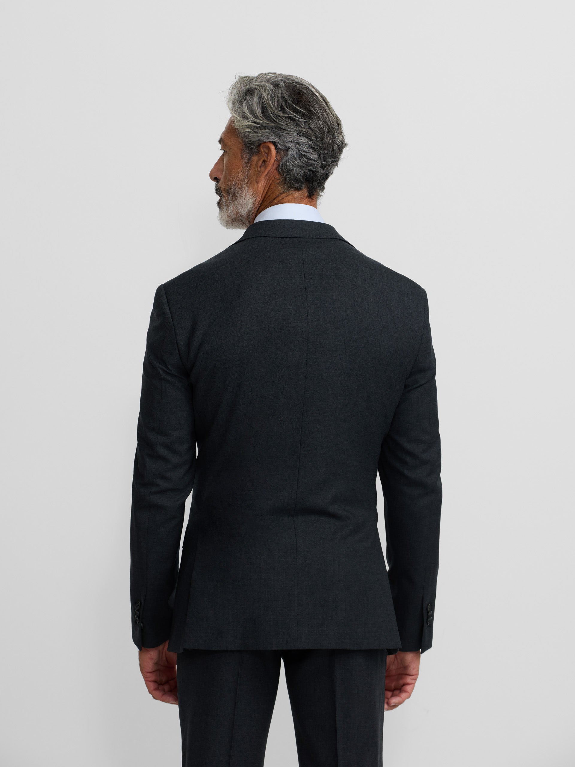 Veste de costume stretch naturelle grise