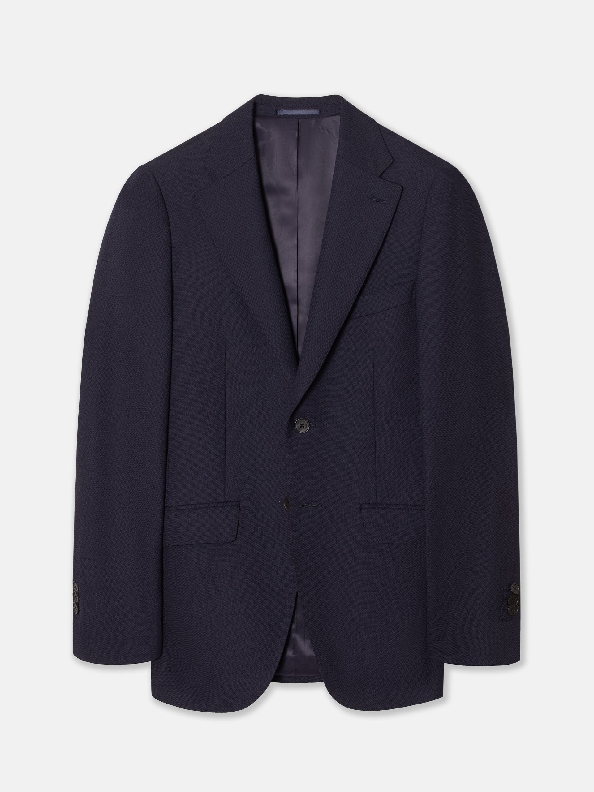 Veste de costume structurée bleu marine