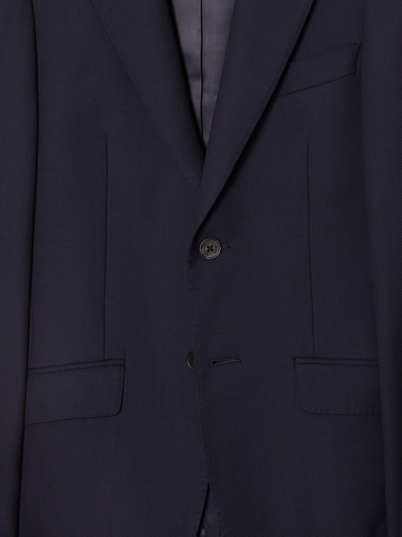 Americana traje estructura azul marino