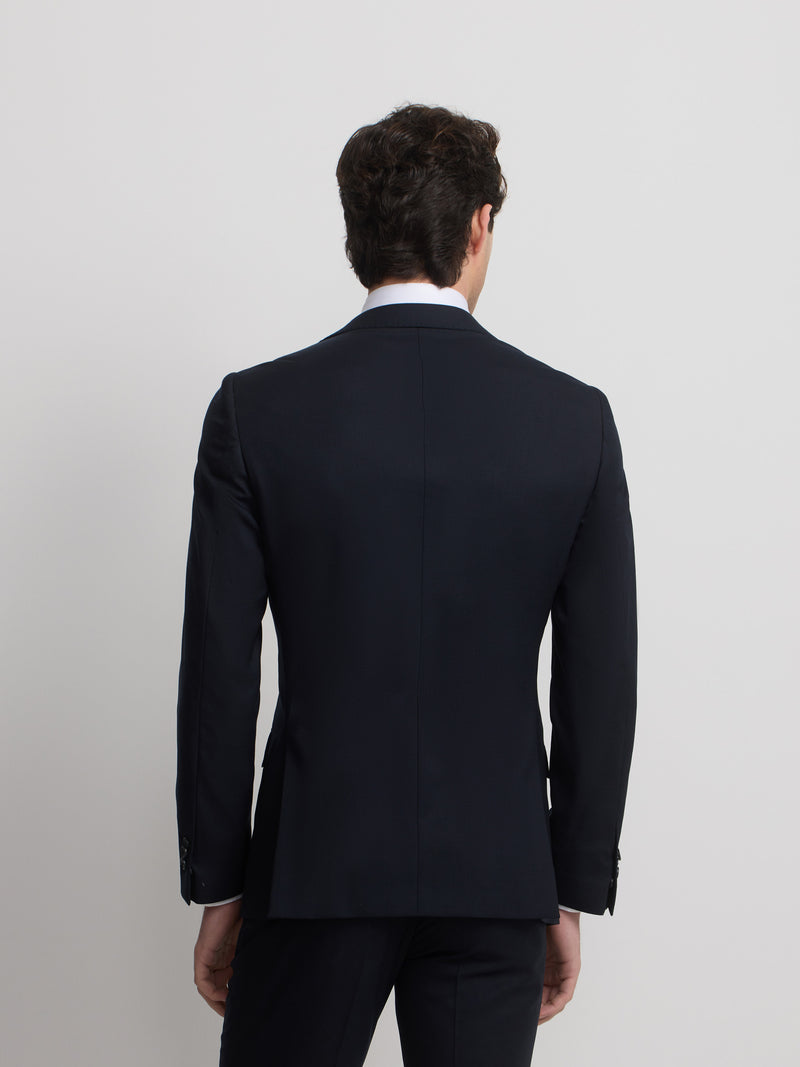 Americana traje estructura azul marino