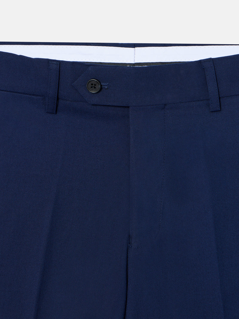 Essential medium blue suit trousers