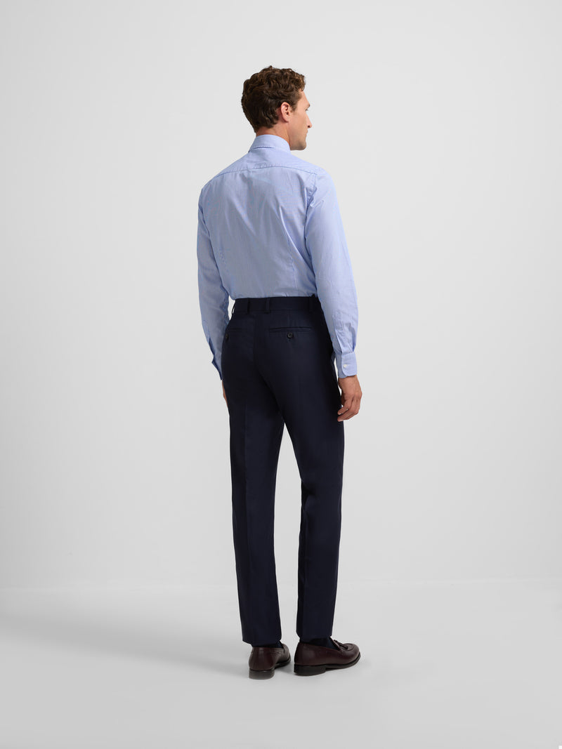 Essential medium blue suit trousers