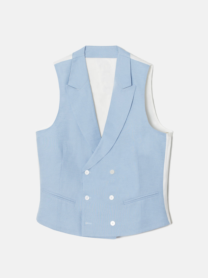 Chaleco chaque cuello clasico azafata