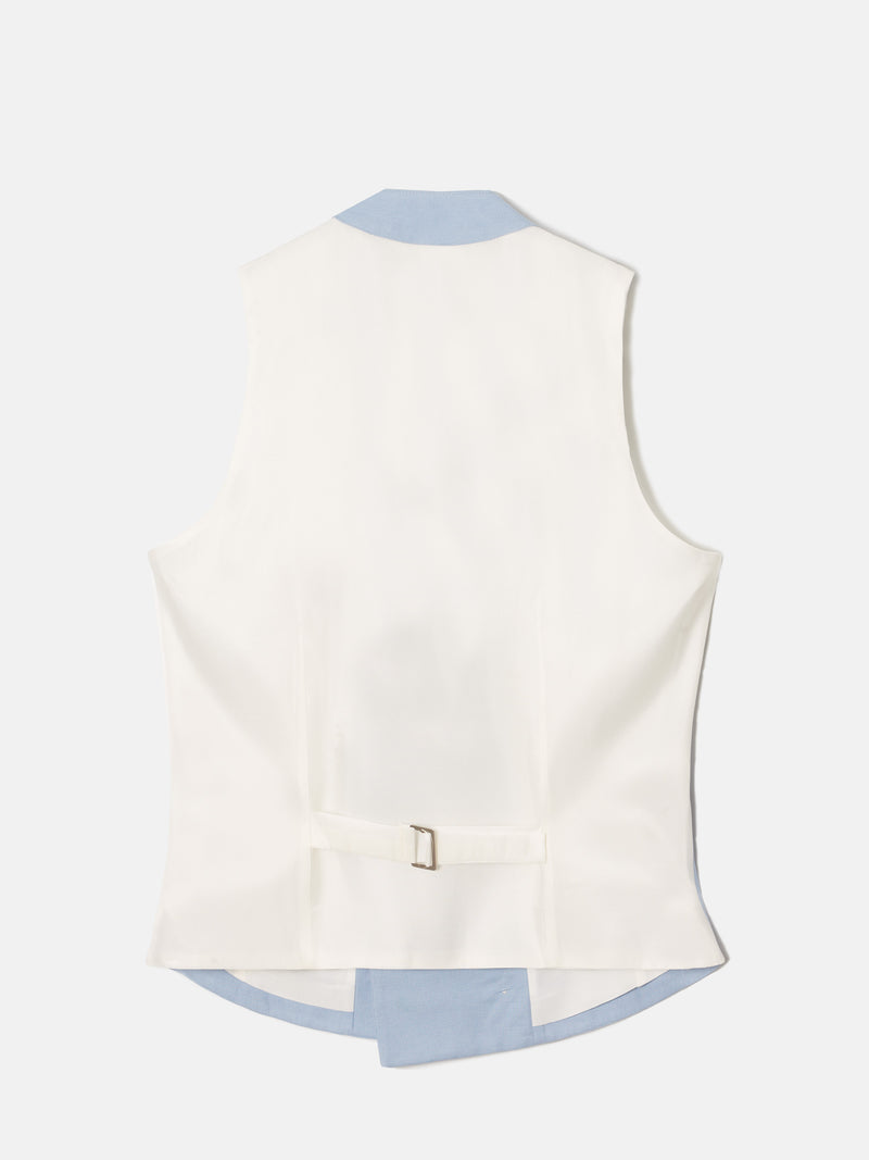 Chaleco chaque cuello clasico azafata