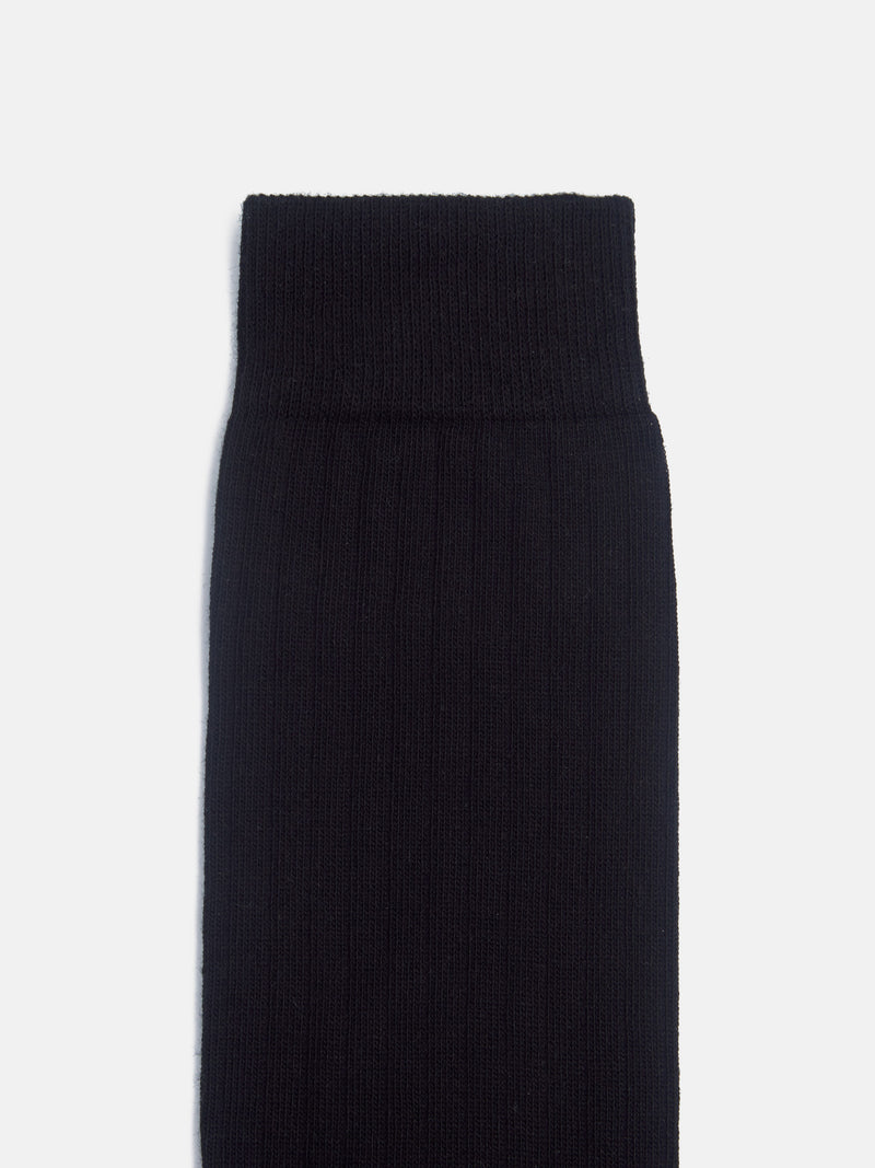 Calcetin negro tailoring silbon