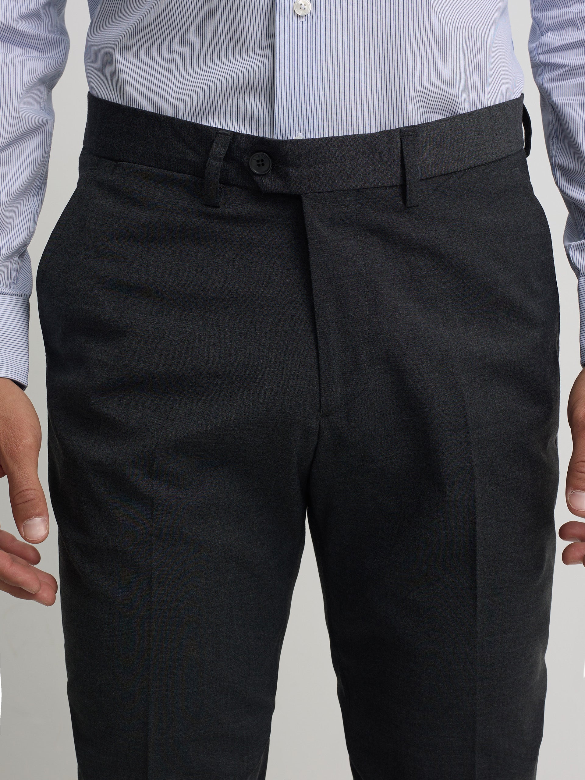Pantalon vestir classic gris marengo