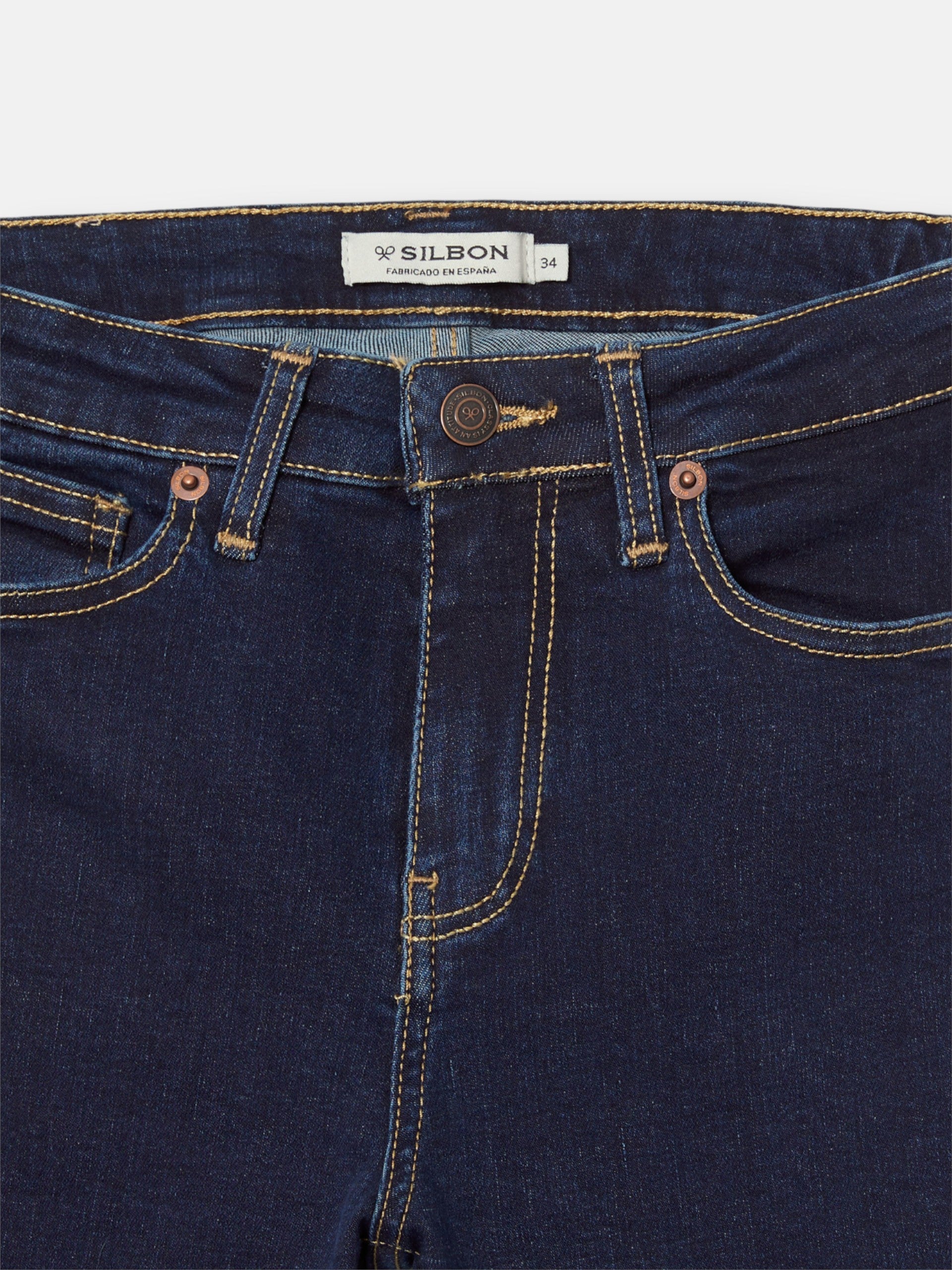 Pantalon woman boot cut azul marino