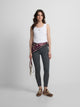 Pantalon woman slim fit gris