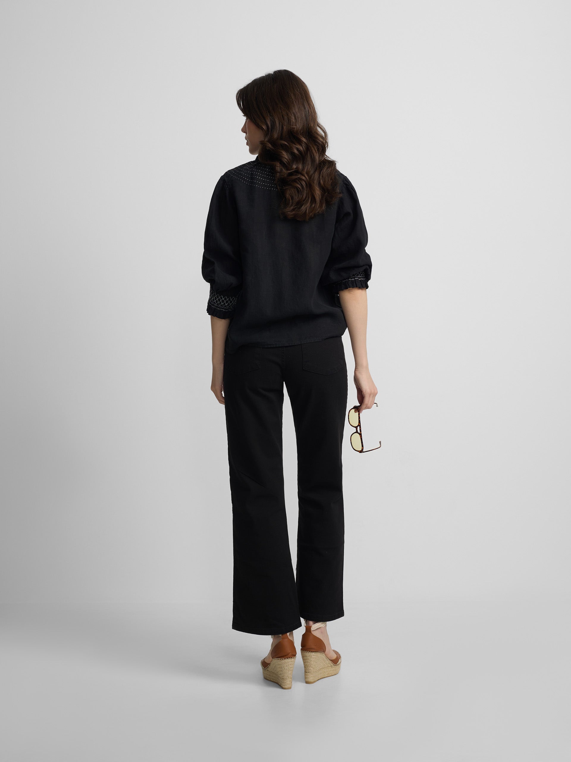 Pantalon culotte noir