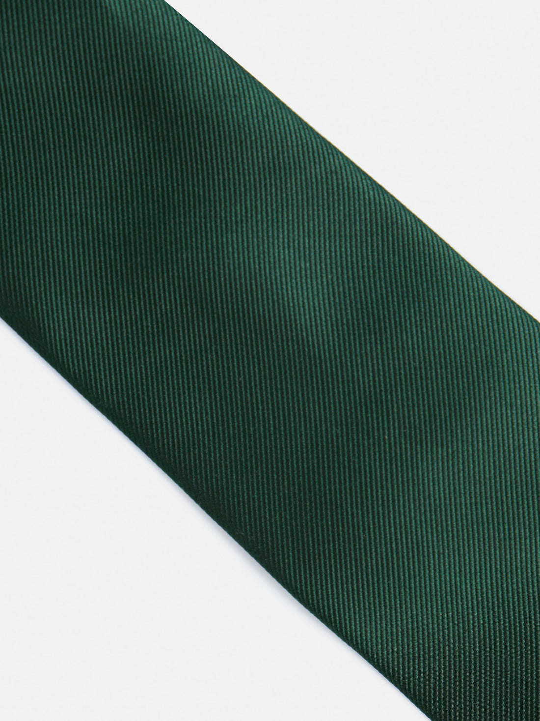 Cravate Silbon unie verte