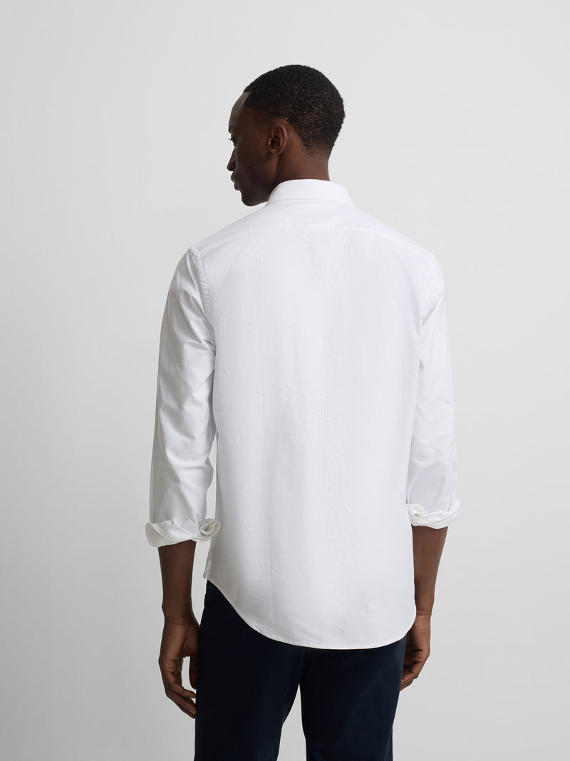 Chemise sport oxford blanche