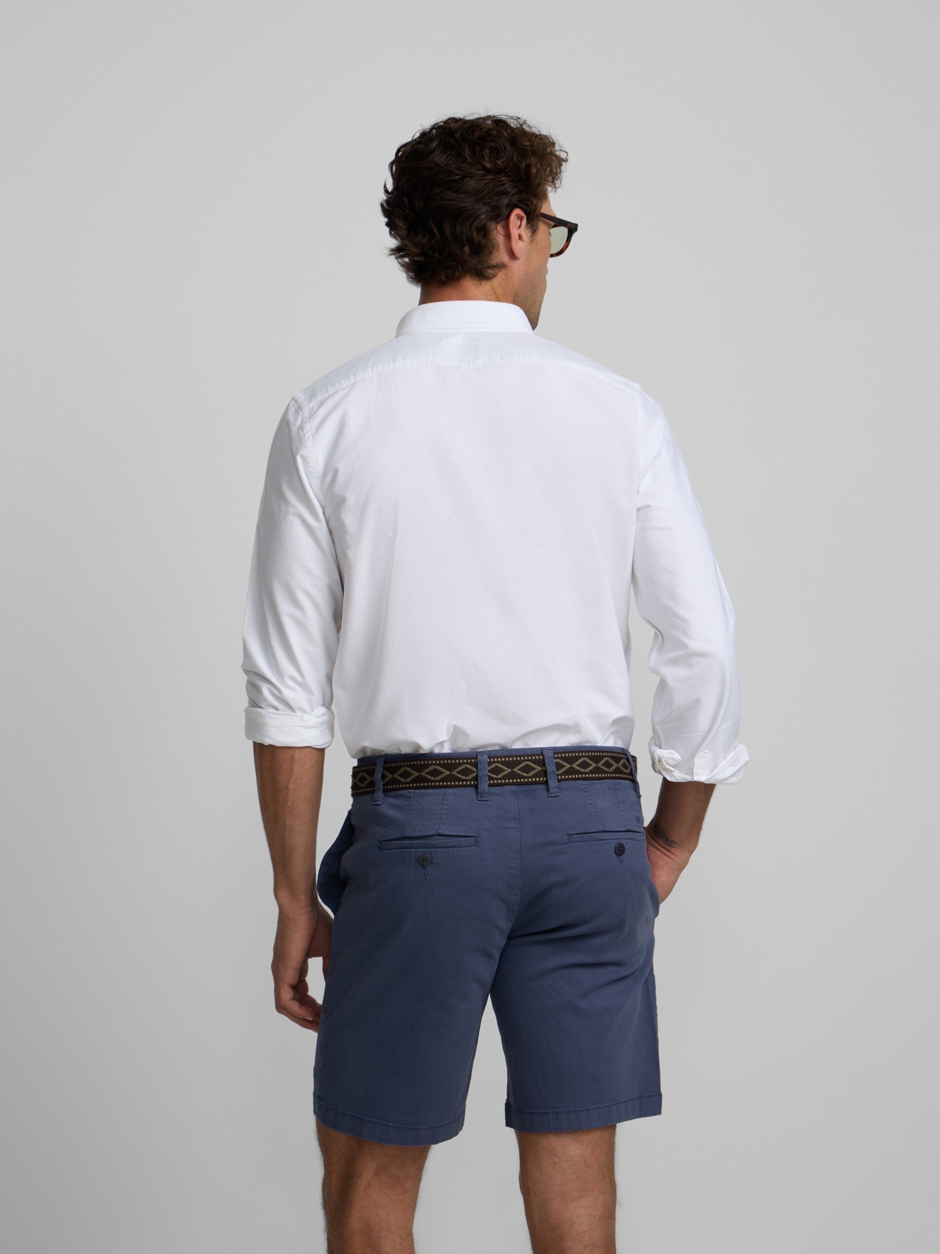 Camisa sport oxford regular fit blanca