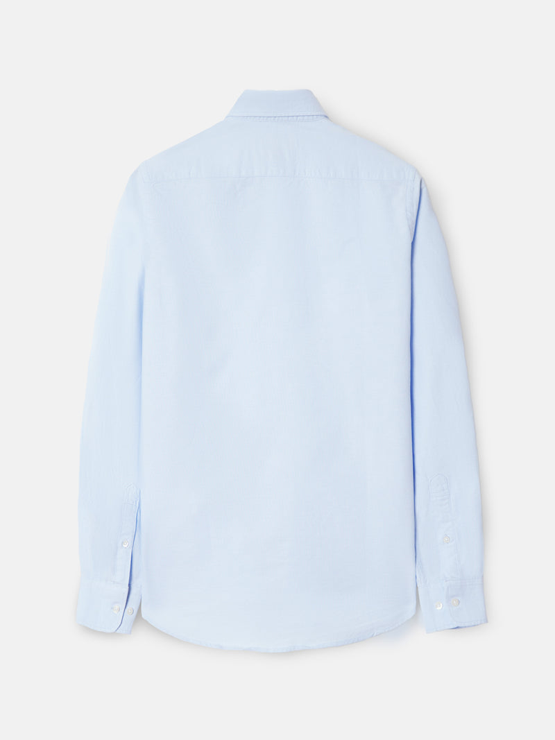 Camisa sport oxford celeste