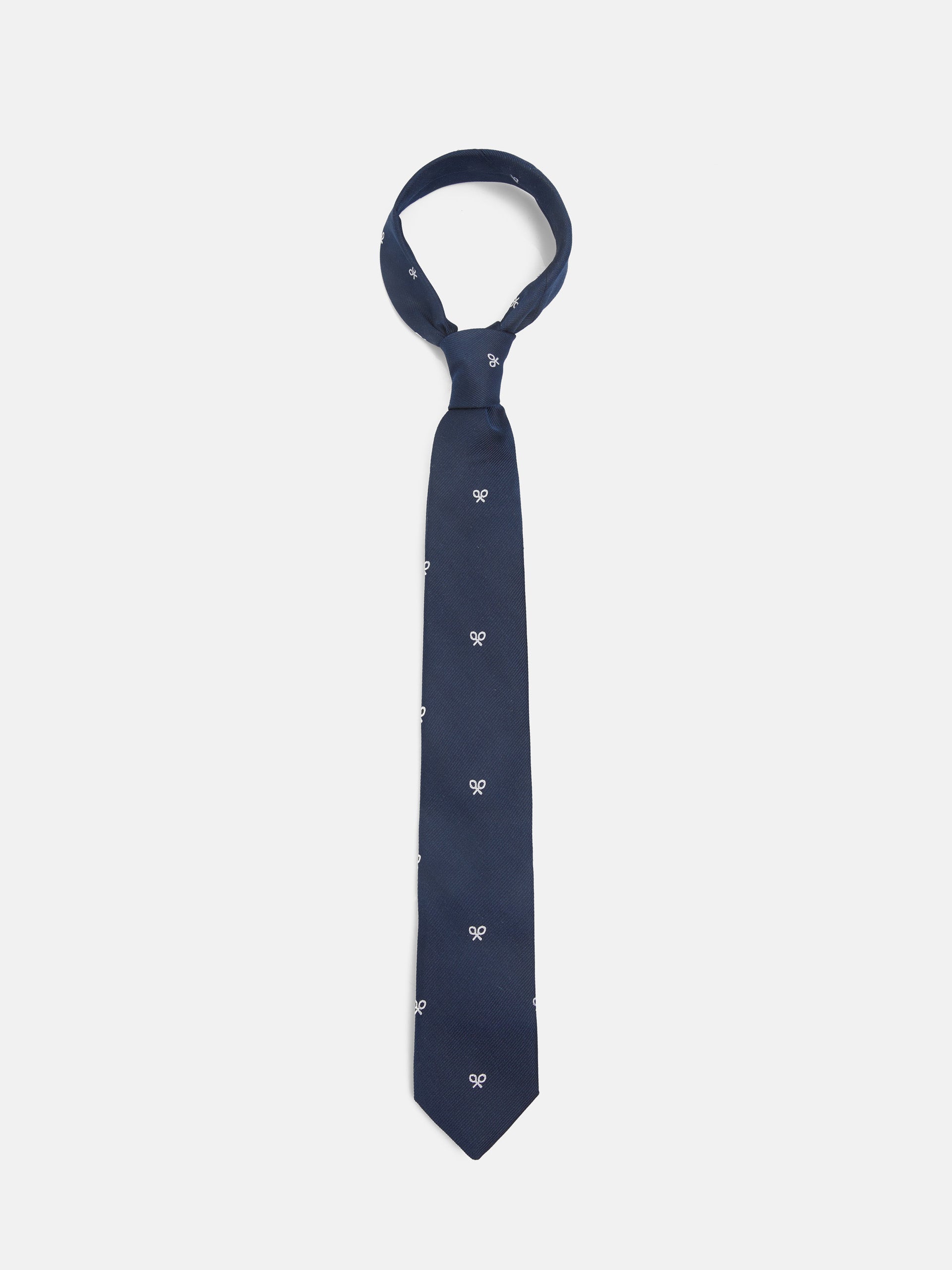 Corbata kids raquetas blancas