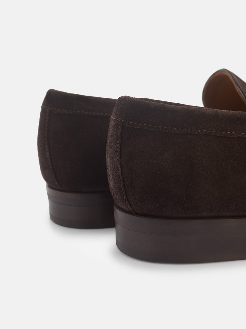 Zapato penny ante marron