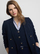 Americana woman clasica azul marino