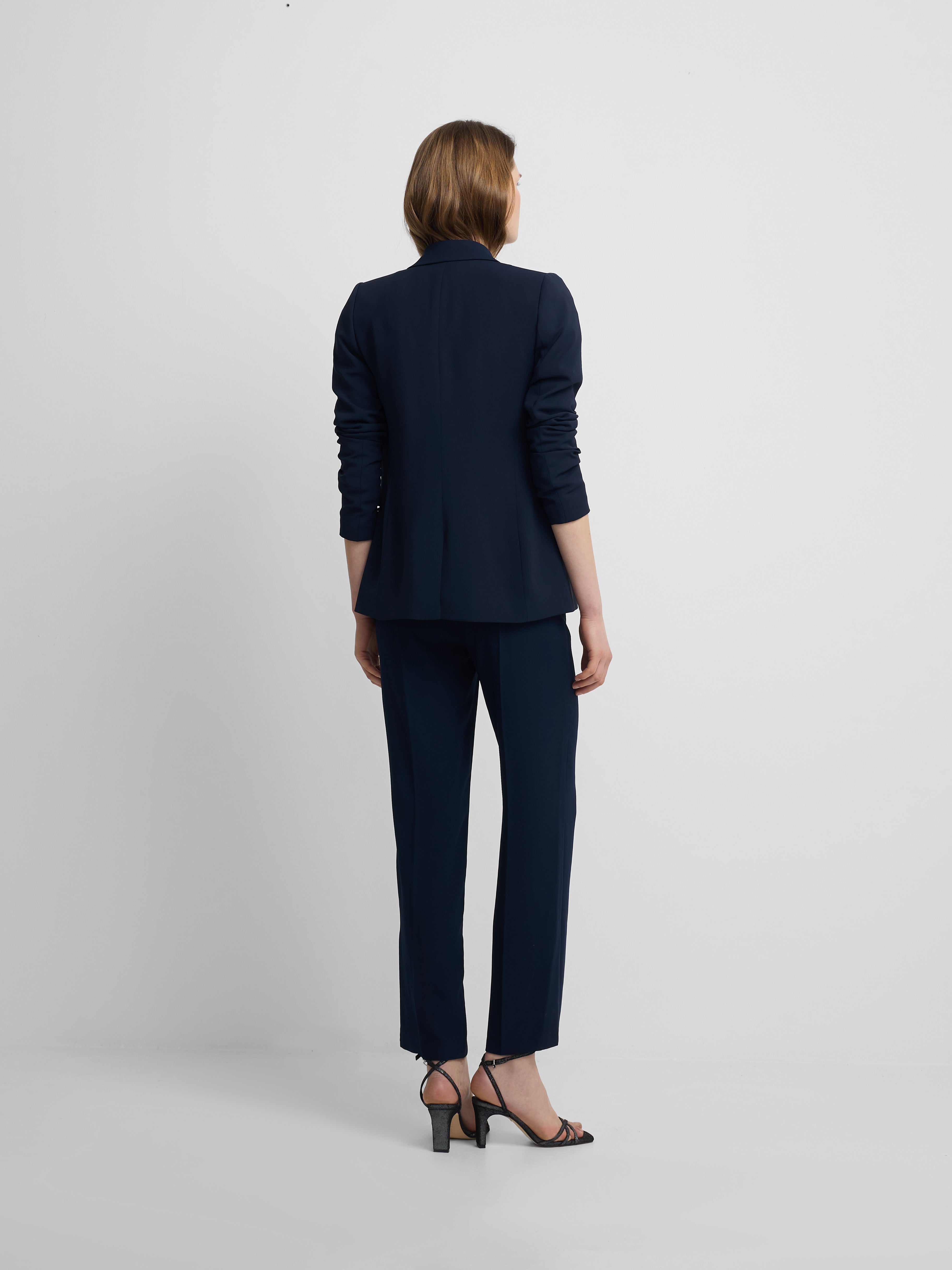 Americana woman clasica azul marino